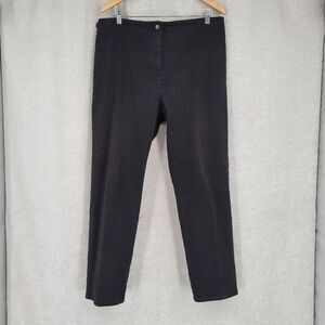 Lauren Ralph Lauren Black Straight Leg Jeans Late 90s Y2k Women's Plus Size 16